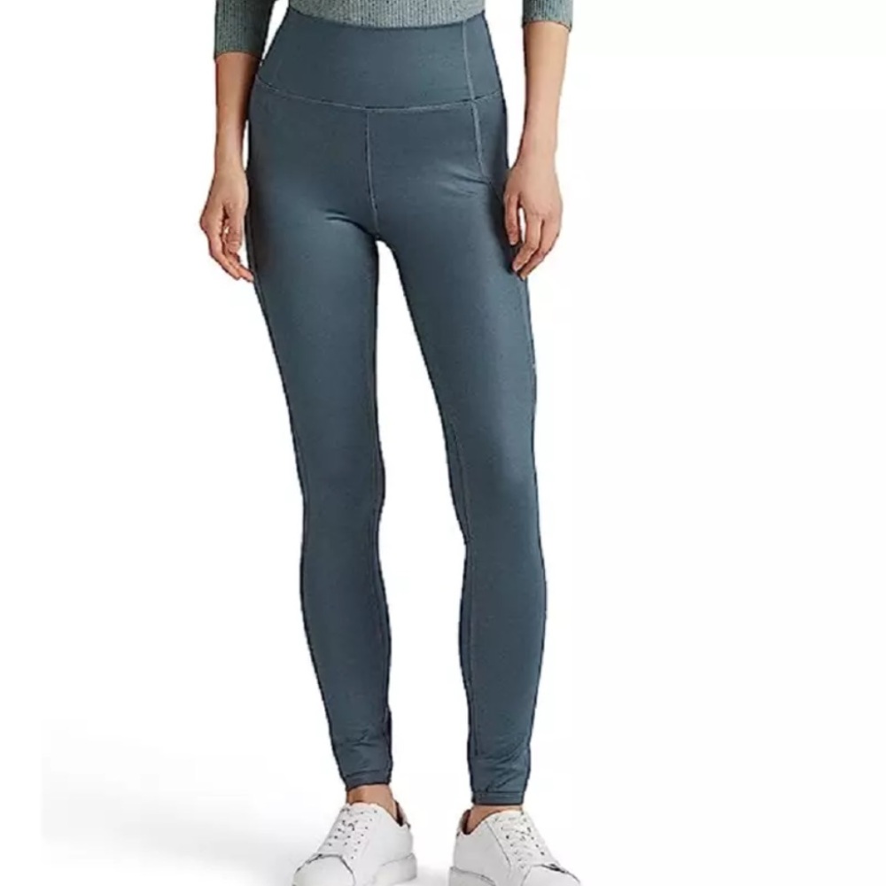 Ralph Lauren Coated Jersey Leggings Women's Night Elastic Waist Pull On. Size XS